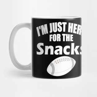 I'm Just Here For The Snacks Funny Fantasy Football League Mug